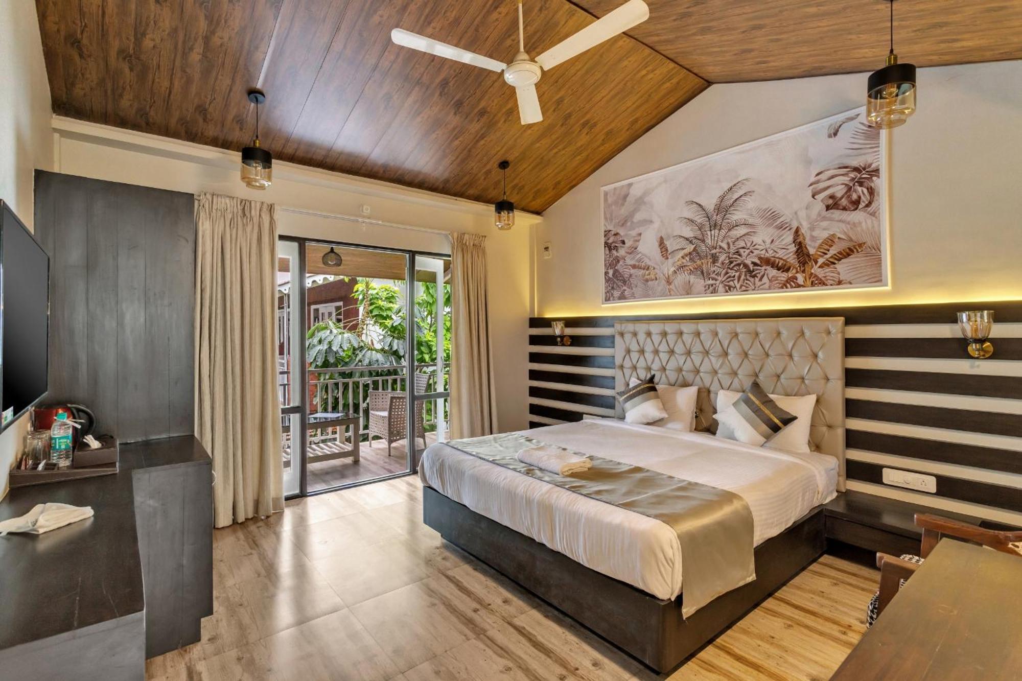 Skon Morjim Beach Resort By Orion Hotels Old Goa Exteriör bild