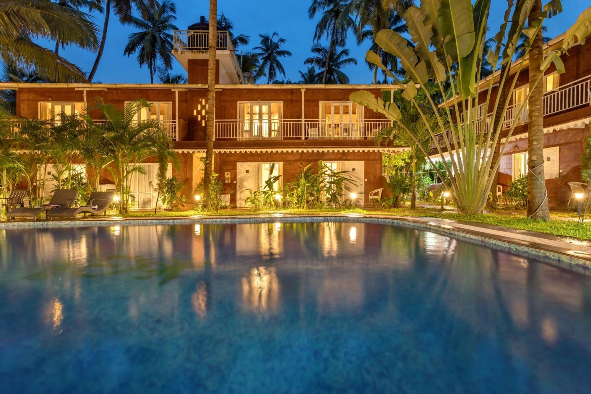 Skon Morjim Beach Resort By Orion Hotels Old Goa Exteriör bild
