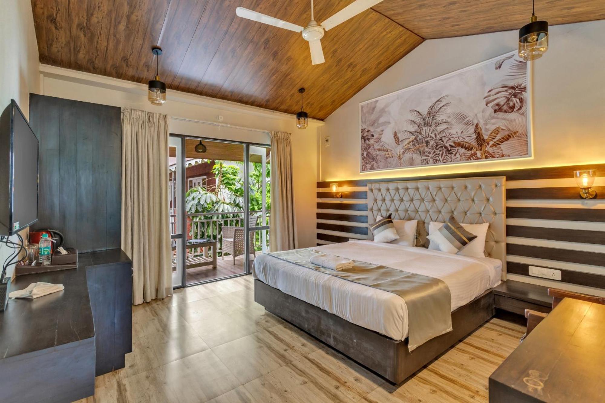 Skon Morjim Beach Resort By Orion Hotels Old Goa Exteriör bild