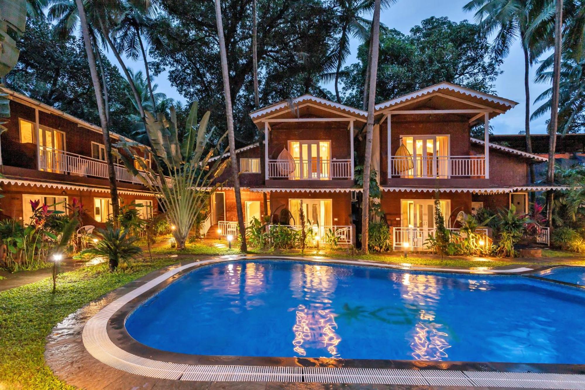 Skon Morjim Beach Resort By Orion Hotels Old Goa Exteriör bild